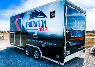 Federation angler trailer wrap