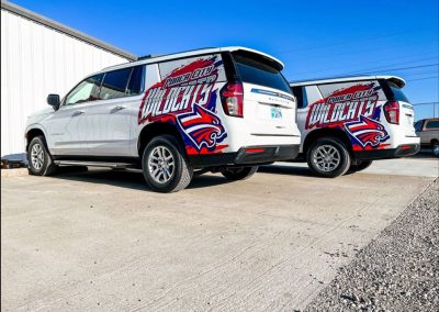 Ponca City Wildcats SUV wrap